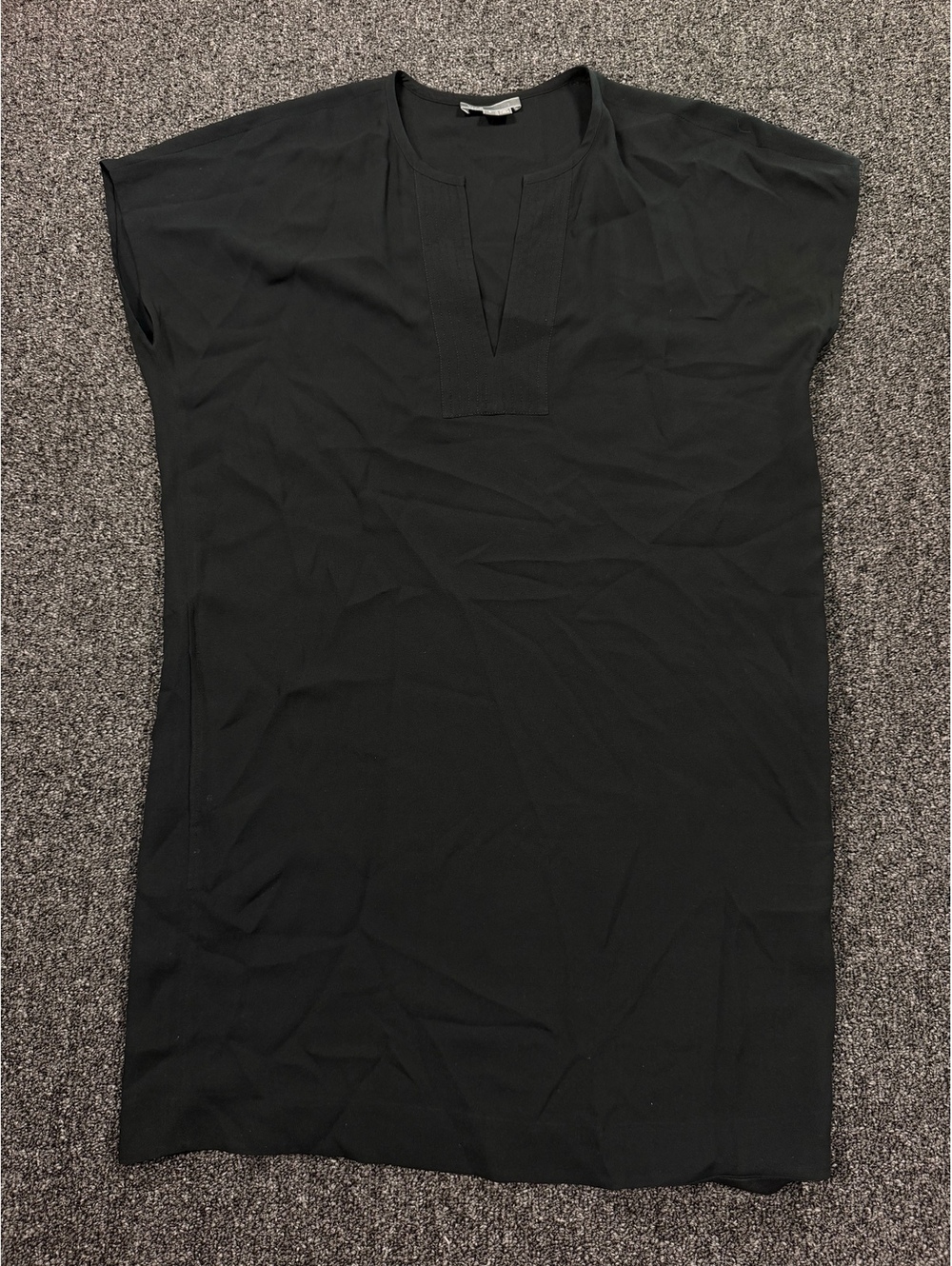 Vince Black Short Sleeve mini tunic Dress Size S